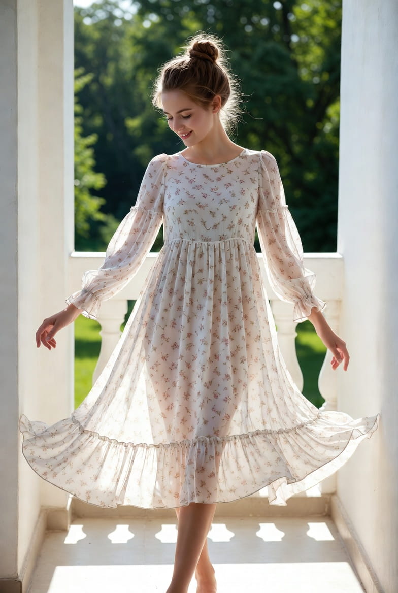 Camisola Floral Romântica