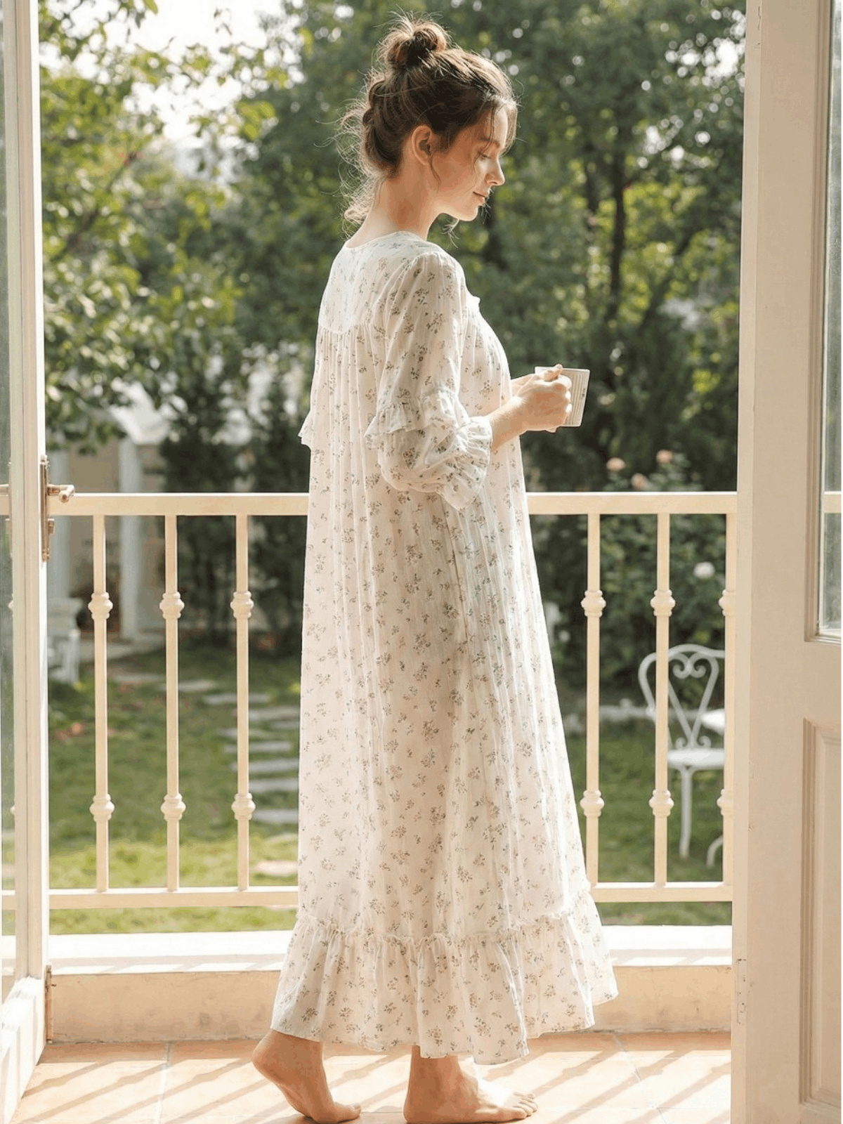 Camisola Floral Romântica
